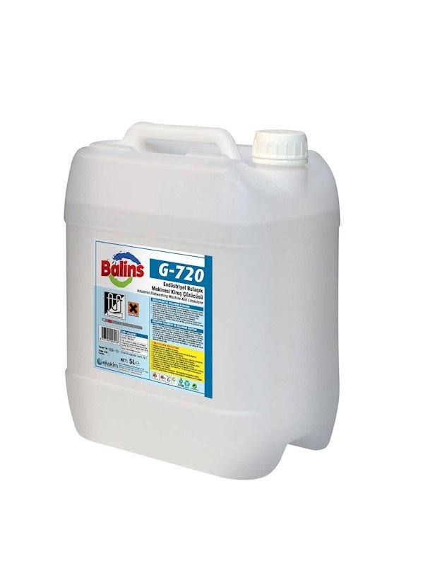 Endüstriyel Bulaşık Makinesi Kireç Çözücü 5 Lt.