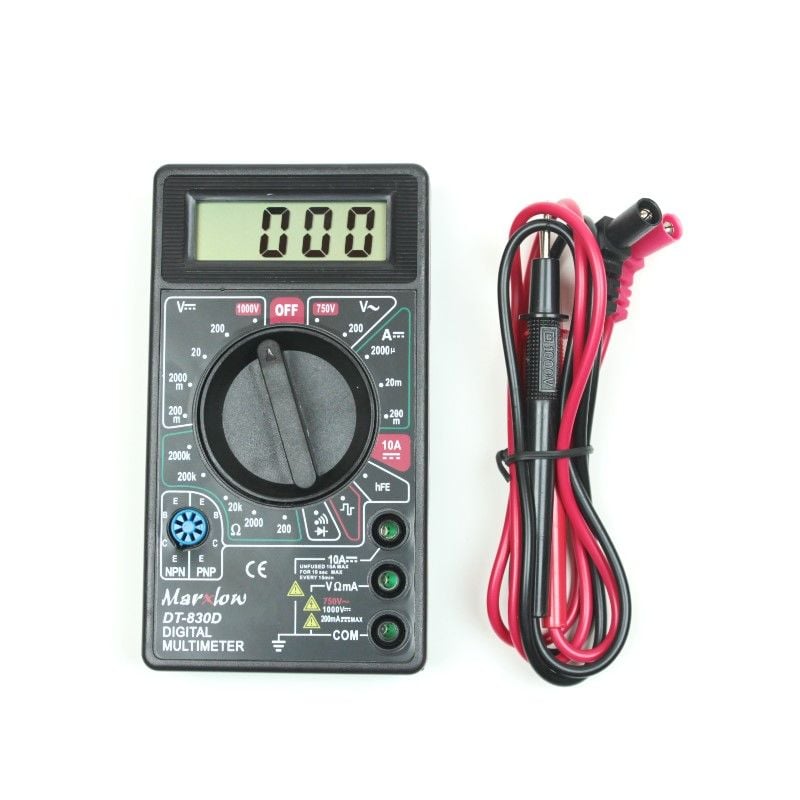 Dijital Multimetre 600 V AC-DC 20 A