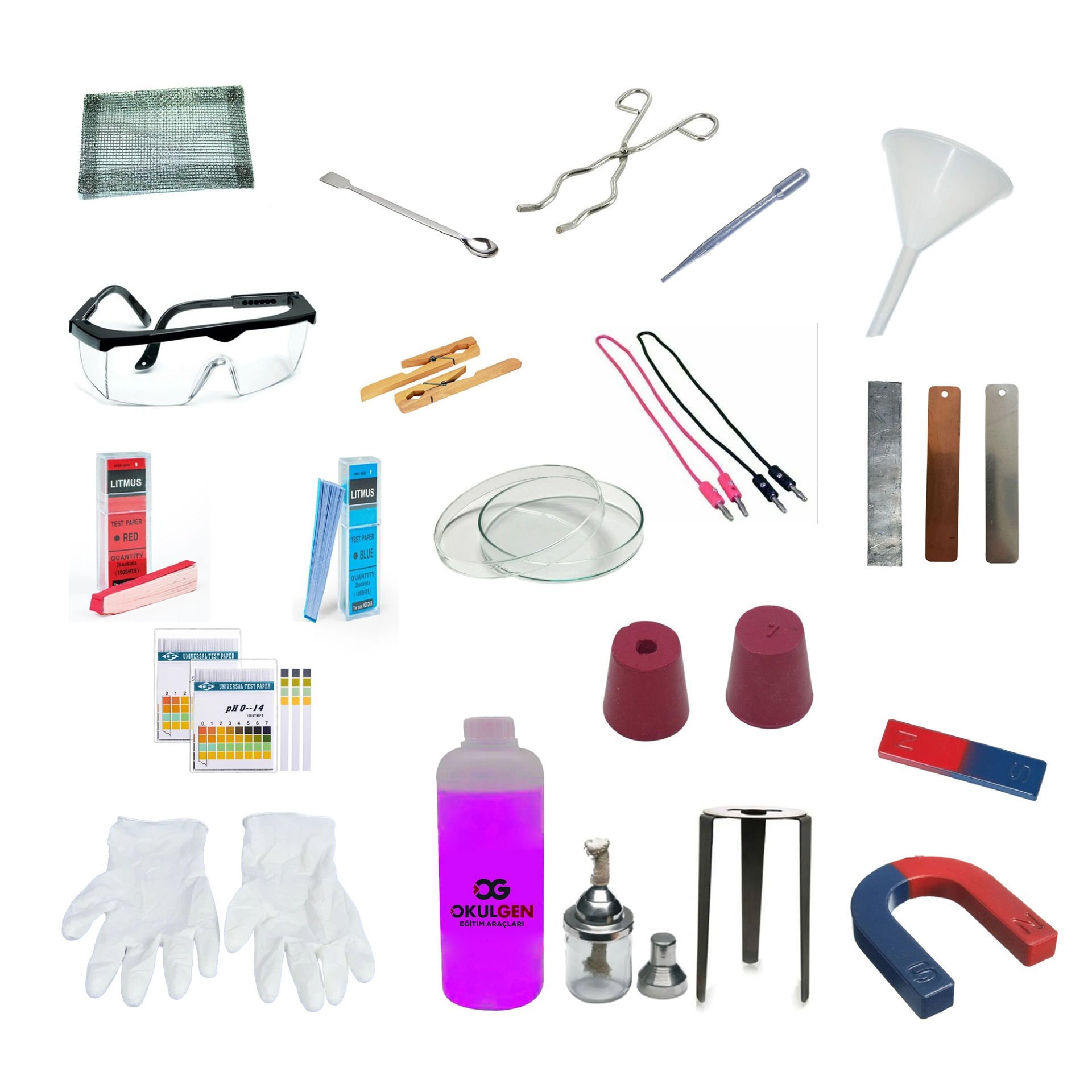 Deney Malzemesi Seti - 100 Parça (Orta Seviye)