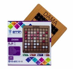 Ahşap Dama Zeka Oyunu