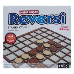 Ahşap Reversi Strateji Oyunu