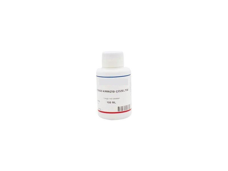 Kongo Kırmızısı Çözeltisi 100 Ml.