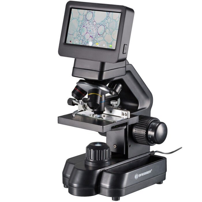BRESSER | Biolux Touch LCD Mikroskop | HDMI | 30–1125x