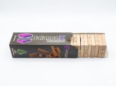 Ahşap Denge Oyunu | 54 Parça | Çocuklar İçin Eğitici Denge Oyunu | Jenga