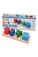 Geometrik Ahşap Bul-Tak | Geometrik Şekil Yerleştirme Oyunu
