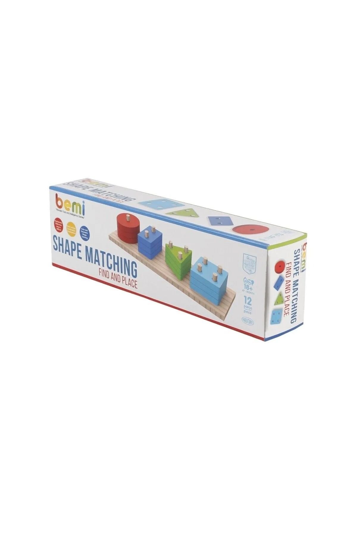 Geometrik Ahşap Bul-Tak | Geometrik Şekil Yerleştirme Oyunu