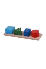Geometrik Ahşap Bul-Tak | Geometrik Şekil Yerleştirme Oyunu