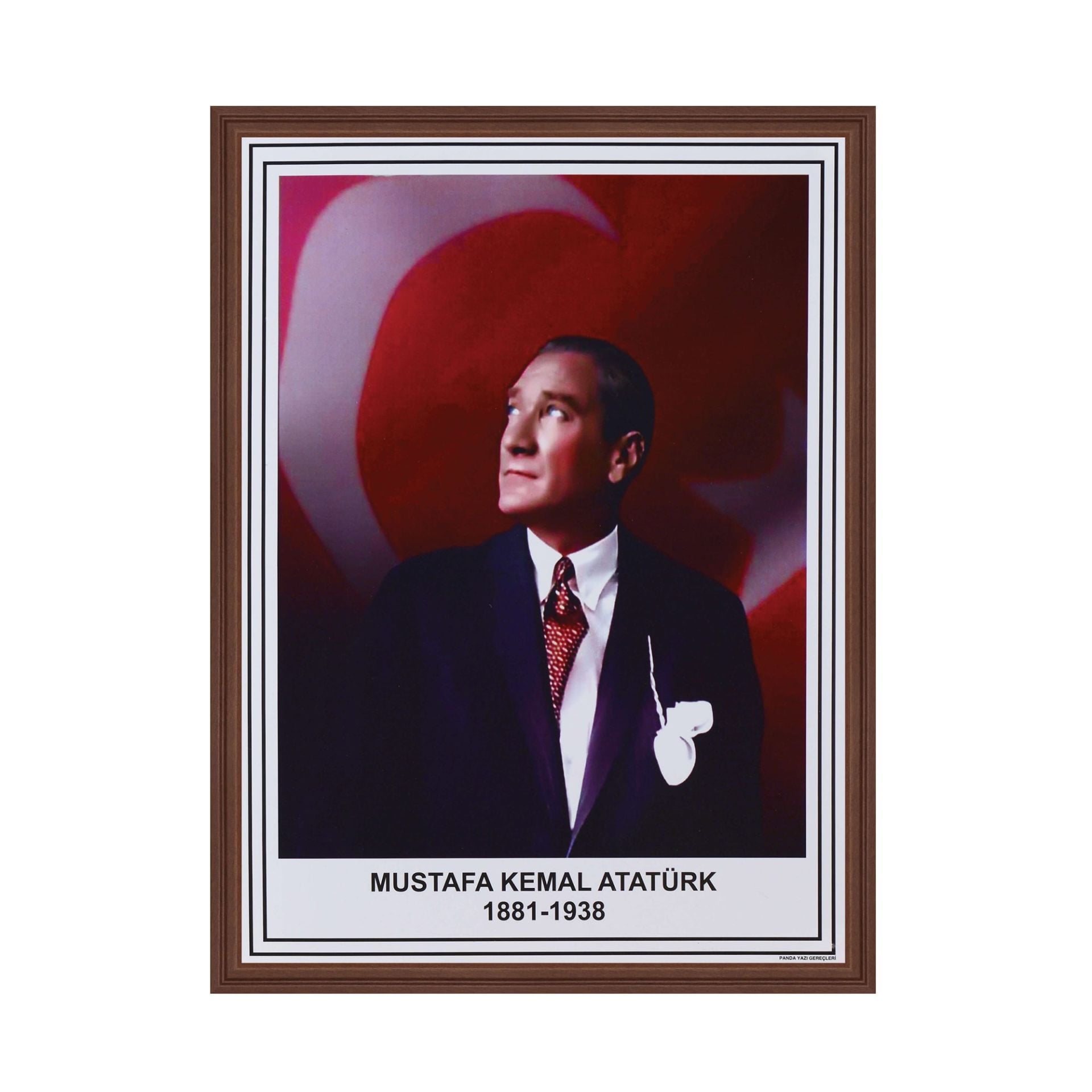MDF Çerçeveli Atatürk Portresi (35x50)