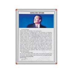 Metal Çerçeveli Gençliğe Hitabe (35x50)